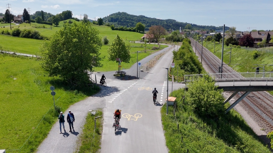 Neuhofweg Richtung Winkeln fertiggestellt